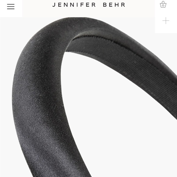 Jennifer Behr Tori Headband in Satin - Picture 8 of 9